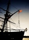 The American Flag Proudly Flown on a Tallship